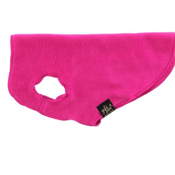 Bundle of 2 Goldpaw Streetch Fleece Dog Sweaters - Gray and Fuschia - Picture 3 of 6